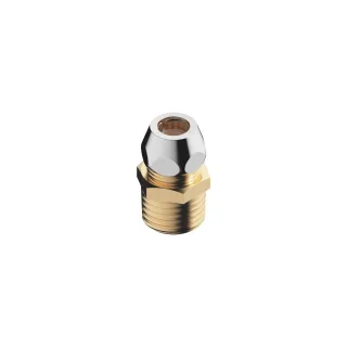 Dornbracht Anschluss mit Nippel Ersatzteile 04233003102 D. 10 mm x 3/8" roh vernickelt 04233003102-07