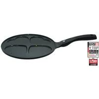 Elo Basic Crêpepfanne Blini, Herzpfanne 26 cm, Aluminiumguss (1-tlg), für 4 Herz-Pfannkuchen