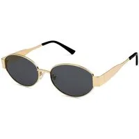 LuxusKollektion Retrosonnenbrille Sonnenbrille Herren Damen Retro Oval UV400 SJ1217 Grau