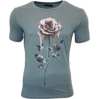 Religion Print-Shirt RELIGION Clothing Herren T-Shirt DRIPPING ROSE
