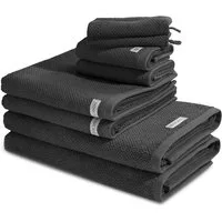ROSS Handtuch Set Selection, Frottee (Spar-Set, 8-St), 2 X Wasch- 2 X Gäste- 2 X Dusch- 2 X Handtuch im Set - Baumwolle