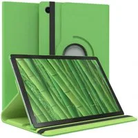 EAZY CASE Tablet-Hülle Rotation Case für Samsung Galaxy Tab A8 10.5 LTE 10,5 Zoll, Tabletcover Case Hardcover Flipcover zum Aufstellen Klapp-Case Grün