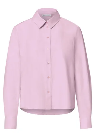 Street One - Oxford Hemdbluse mit Backprint vintage blush - Gr. - 36