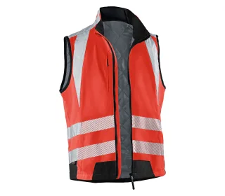 KÜBLER REFLECTIQ Weste PSA 2 warnrot/schwarz XXL - 7207 8341-5499-XXL