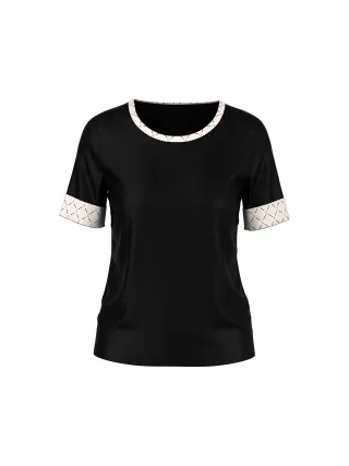 Marc Cain Sports - Shirt aus Baumwollstretch black new - Gr. - 38