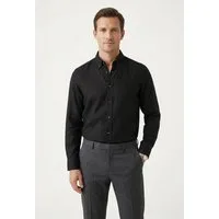 BOSS Leinenhemd LIAM 100% Leinen mit Button-Down-Kragen, regular fit