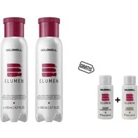 Goldwell Haarfarbe Elumen VV@all 200 ml 2er Set + gratis Shampoo 30 ml & Conditoner 30ml