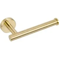 FELIXLEO Toilettenpapierhalter YUET Klorolle Halterung Edelstahl Gebürstetes Gold Toilettenpapier (1-St)