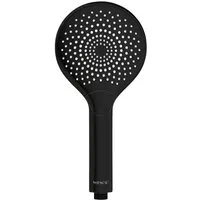 WENKO Handbrause Watersaving, wassersparender Duschkopf, 3 Strahlarten, Ø 12 cm