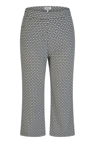 KjBRAND - Susie Culotte schwarz mit druck - Gr. - 48