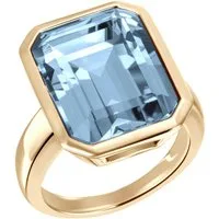 Firetti Fingerring Schmuck Geschenk Silber 925 Silberring Ring Quadrat, mit Amethyst oder Topas
