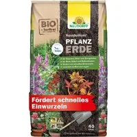 Neudorff Pflanzerde NeudoHum PflanzErde 40 Liter, (Torffreie Bio Gartenerde für Stauden, Ziergehölze und aromatisches Obst, Gemüse und Kräuter, für Beet, Hochbeet, Kübel und Balkonkasten), für 4 Wochen vorgedüngt