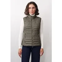 Barbara Lebek Steppweste moderne Steppweste oder Gilet für Damen in Grün