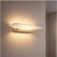 FISCHER & HONSEL LED Wandleuchte, LED-Leuchtmittel fest verbaut, Warmweiß, Neutralweiß, Farbwechsel, Wandleuchte Wandlampe LED Touchdimmer CCT Flurleuchte messing