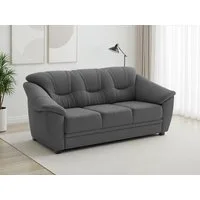 sit&more 3-Sitzer Savona, B. 198cm, Federkern, opt. mit Schlaffunktion, Sitzh. 46cm, mit Federkern