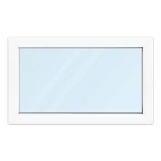 Kellerfenster 100x60 cm, PVC, Ideal 4000, Weiß, 1000 x 600 mm, festverglast, individuell konfigurieren