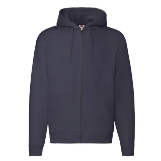 Fruit of the Loom - "Premium" Hoodie mit durchgehendem Reißverschluss für Herren (Marineblau)