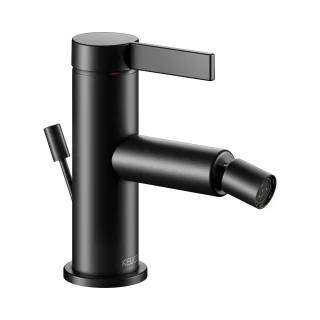 Keuco IXMO Pure Black Selection Einhebel-Bidetmischer, mit Zugstangen-Ablaufgarnitur 59509371000