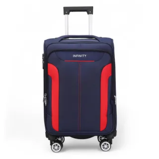 Weicher Kabinenkoffer 36,5 x 23,5 x 58 cm Nylon 900D Passend für Easyjet, Ryanair, Wizzair Integriertes Schloss