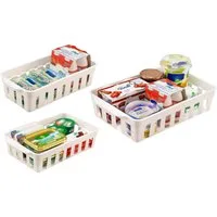 Ruco Aufbewahrungssystem, Kunststoff, (Set, 6-tlg), für den Kühlschrank, Kunststoff, je 2 Körbe in 3 verschiedenen Größen