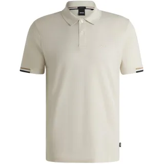 Boss - "Parlay 147" Poloshirt für Herren (Cremefarbe)