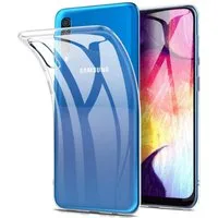 CoolGadget Handyhülle Silikon Handy Hülle Slim für Samsung Galaxy A50 / A30s 6,4 Zoll, dünne TPU Schutzhülle Case in transparent / durchsichtig