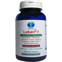 VitalLeben LeberFit Komplex 9 Kräuter & Bitterstoffe Natur Pur Ohne Zusatzstoffe Kapsel, 1 er Dose à 120 St., 58,2 g, Art. 26459-120