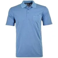 RAGMAN Poloshirt Softknit-Polo fein gestreift