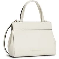 Tommy Hilfiger Henkeltasche TH MODERN MINI SATCHEL, Damen Handtasche, Umhängetasche Schultertasche mit Piping