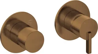 Neuesbad Serie 600 Wannenarmatur Unterputz, mit Umstellung, Oberfläche: bronze gebürstet NB1BQS_C46P1