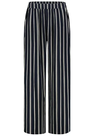 Authentic Style - RE9CIGxhbmdlIEhvc2U= stripes: night navy-nude beige - Gr. - XS