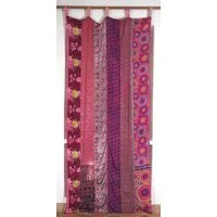 Guru-Shop Vorhang Seidiger Vorhang (1 Stk) Gardine aus Patchwork..