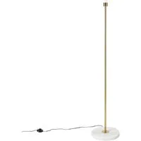 Qazqa Stehlampe Kaso, ohne Leuchtmittel, Warmweiß, QAZQA Stehlampe, e27, Gold, Stahl, Modern