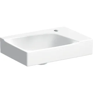 Geberit Xeno2 Handwaschbecken, 40x28cm Hahnloch rechts, ohne Überlauf, KeraTect, 500529011 500529011
