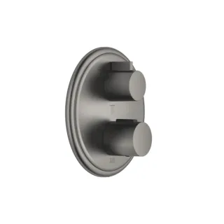 Dornbracht Madison UP-Thermostat 36427977-99 mit Dreiwege-Mengenregulierung, Dark Platinum matt