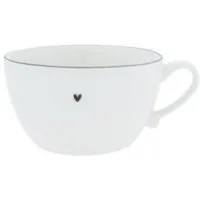 Bastion Collections Tasse Suppentasse mit Herz D13cm aus keramik