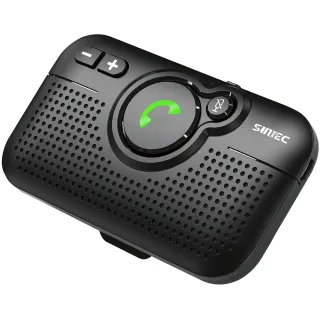 Handsfree Bluetooth Car Kit for Cell Phone, Wireless Bluetooth Speaker for Car, AUTO Power ON Support Siri Google Voice