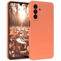 EAZY CASE Handyhülle TPU Hülle für Samsung Galaxy A17 6,7 Zoll, Schutzhülle mit Kameraschutz Telefonhülle elastisch Bumper tpu Orange