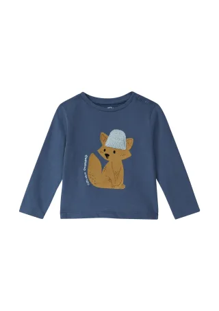 s.Oliver - T-Shirt blau|mehrfarbig - Gr. - 86