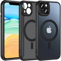 CoolGadget Handyhülle Magnet-Hülle für iPhone 11 Schutzhülle magnetisch 6,1 Zoll, Hülle Matt Stoßfest kompatibel mit Magsafe Zubehör Kameraschutz Case