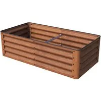 GFP Hochbeet GFP Primeyard LUCA Cortenstahl 120x60x35 cm, Corten Stahl