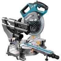 Akku-Kapp-und Gehrungssäge LS002GZ01 XGT, 40Volt + Funk Adapter, Kapp- und Gehrungssäge blau, Bluetooth, ohne Akku und Ladegerät