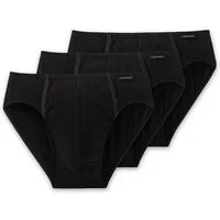 Schiesser Minislip Essentials (3er-Pack) mit kleinem Logo am Bund