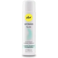 pjur Gleitgel WOMAN Gleitgel – Wasserbasiertes, sanftes Intimgel für empfindliche, Haut, ohne Parabene, Glycerin oder Duftstoffe, pH-, optimiert, kompatibel mit Kondomen und Toys, 100 ml Flasche