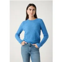 MORE&MORE Strickpullover weicher Zopfpullover