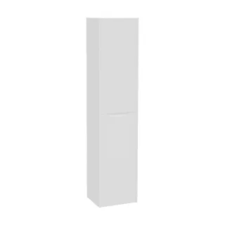 VitrA New Integra Square Hochschrank mit 2 Türen 40 x 35 x 180 cm (BxTxH) Weiß Matt,80319 80319