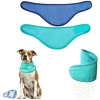 Srvillg Tier-Halstuch 2st Kühltuch Hund Halstuch Kühlend, Kühlhalsband