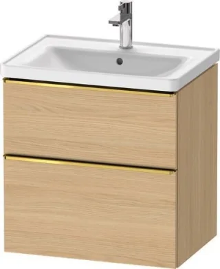 Duravit D-Neo Waschtischunterbau wandhängend Natur Eiche Matt 634x452x625 mm - DE4354034300000 DE4354034300000