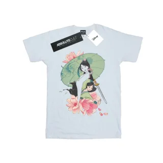 Disney - "Mulan Magnolia Collage" T-Shirt für Herren (Weiß)