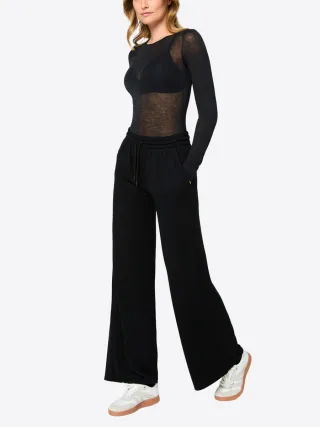 NUR DIE Damen Hose Sweatpants Wide